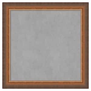 2-Tone Bronze Copper 14 in. x 14 in. Framed Magnetic Board