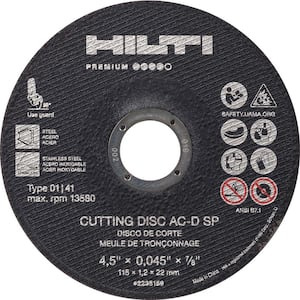 4.5 in. x 0.045 in. x 7/8 in. AC-D SP Type 1 Premium Thin Abrasive Cutting Disc (25-Pack)