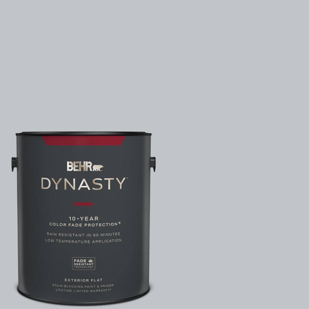 BEHR DYNASTY 1 gal. N5102 Galactic Tint Flat Exterior StainBlocking Paint & Primer 465001