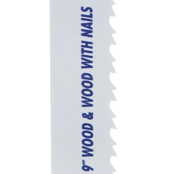 Bi-Metal Reciprocating Saw Blade Set (6-Piece)