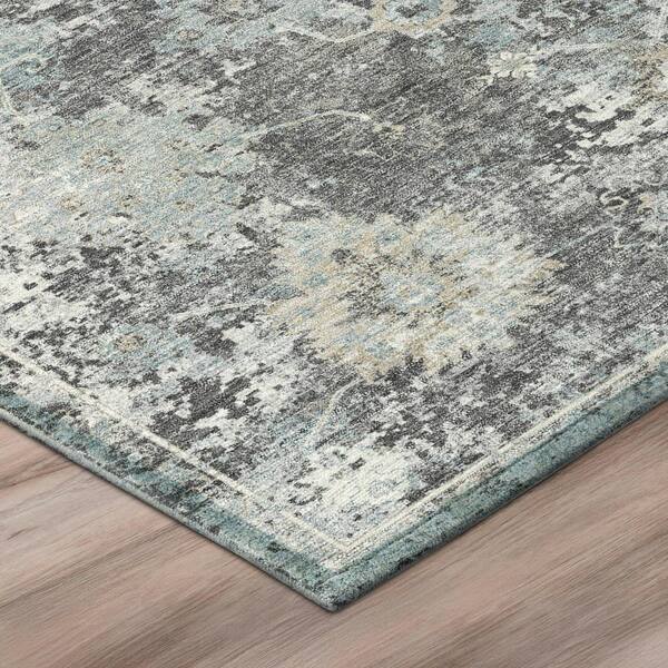 Chantille Machine Washable Indoor/Outdoor Abstract ACN3116 Gray 3 ft. x 4 ft. Area Rug