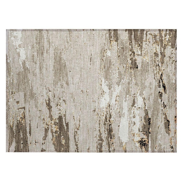 Chantille Machine Washable Indoor/Outdoor Abstract ACN2757 Beige 2 ft. x 3 ft. Accent Rug