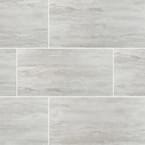 Nyon Gray 12 in. x 24 in. Polished Porcelain Floor and Wall Tile (16 sq. ft./Case)