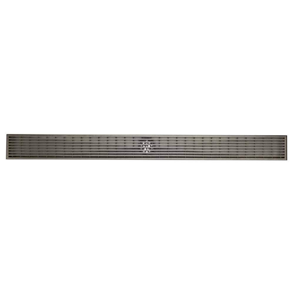 32" Brushed Stainless Steel Linear Shower Drain