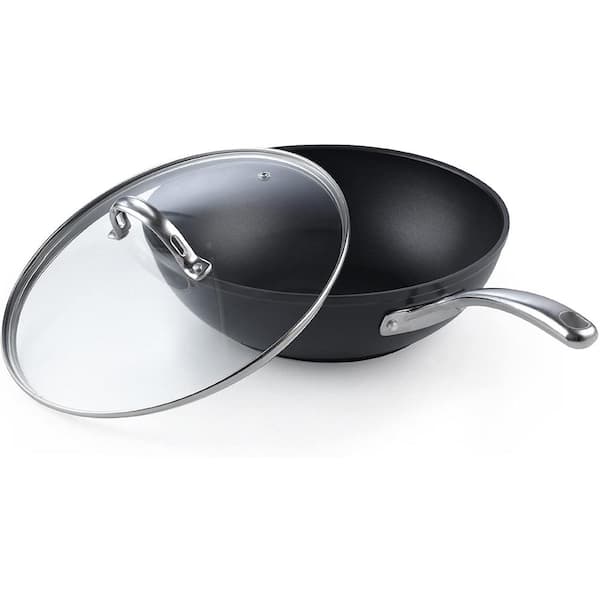 induction [ SEE NOTE ] WOK mini small size stir fry rounded deep pan NON  STICK