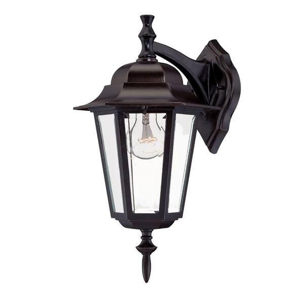 Acclaim Lighting Camelot Collection 1-Light Architectural Bronze Outdoor Wall-Mount Fixture