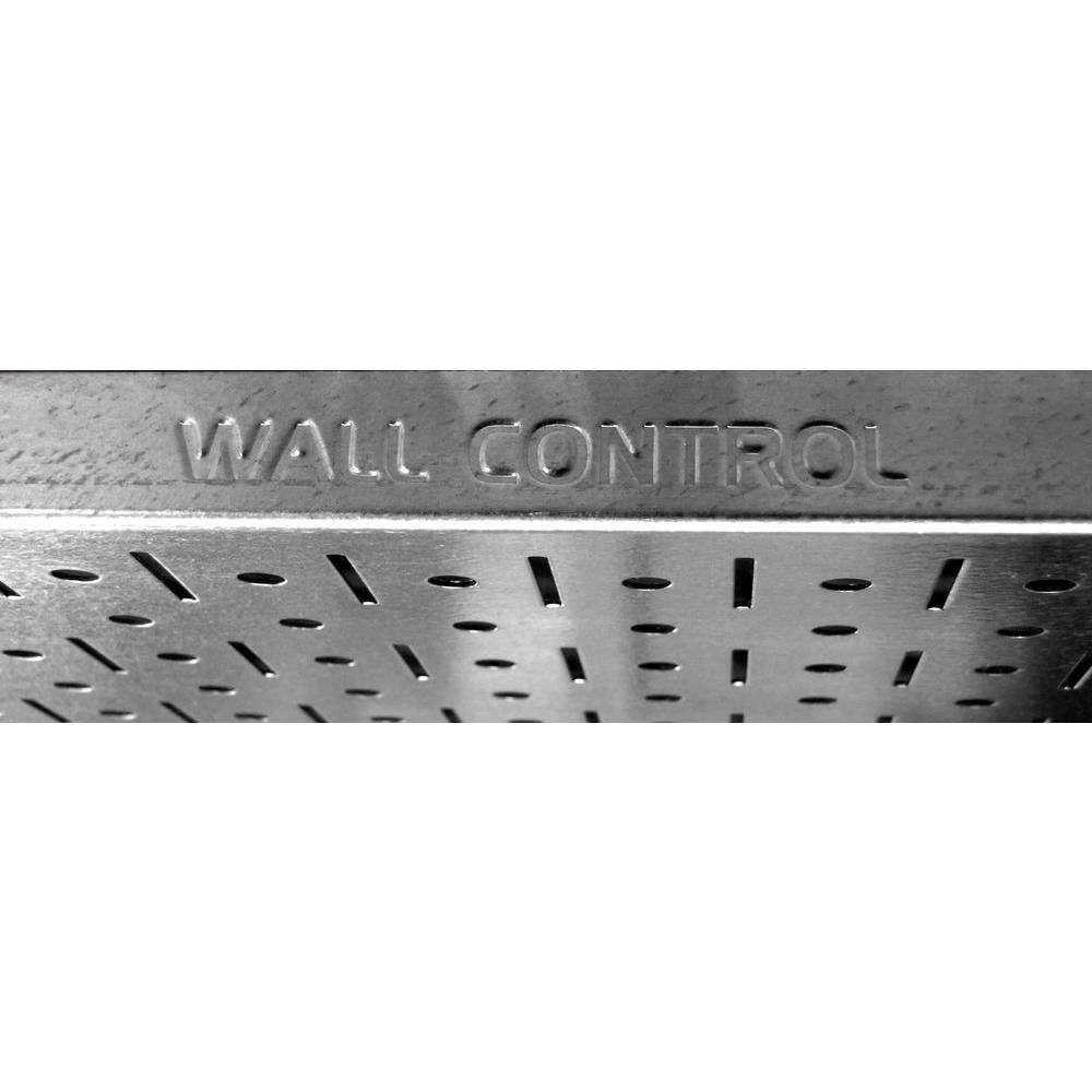 Wall Control 30P3232GV 32 In. X 32 In. Overall Size Shiny Galvanized