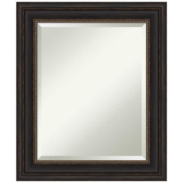 Amanti Art Accent Bronze 21 in. H x 25 in. W Framed Wall Mirror