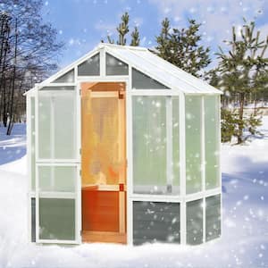 76 in. W x 48 in. D x 86 in. H Walk-In Greenhouse