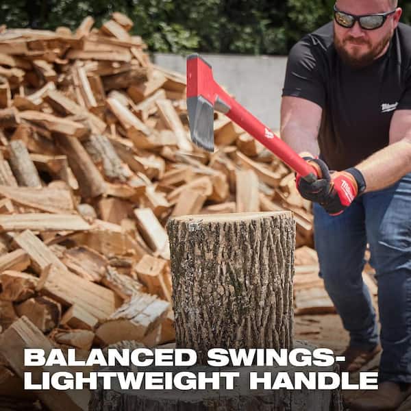 Milwaukee 6.5 lb. Splitting Axe with 36 in. Handle and Stainless
