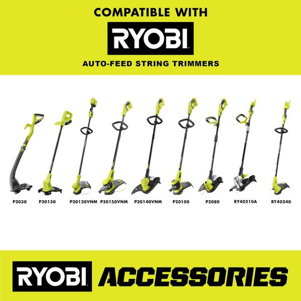 Fits for RY40210 AC052N1 2-in-1 Pivoting Fixed Line and Bladed Head 24V and 40V String Trimmers ACFHRL2 with 6 Replacement Blades Compatible with Ryobi 18V RY40210A 