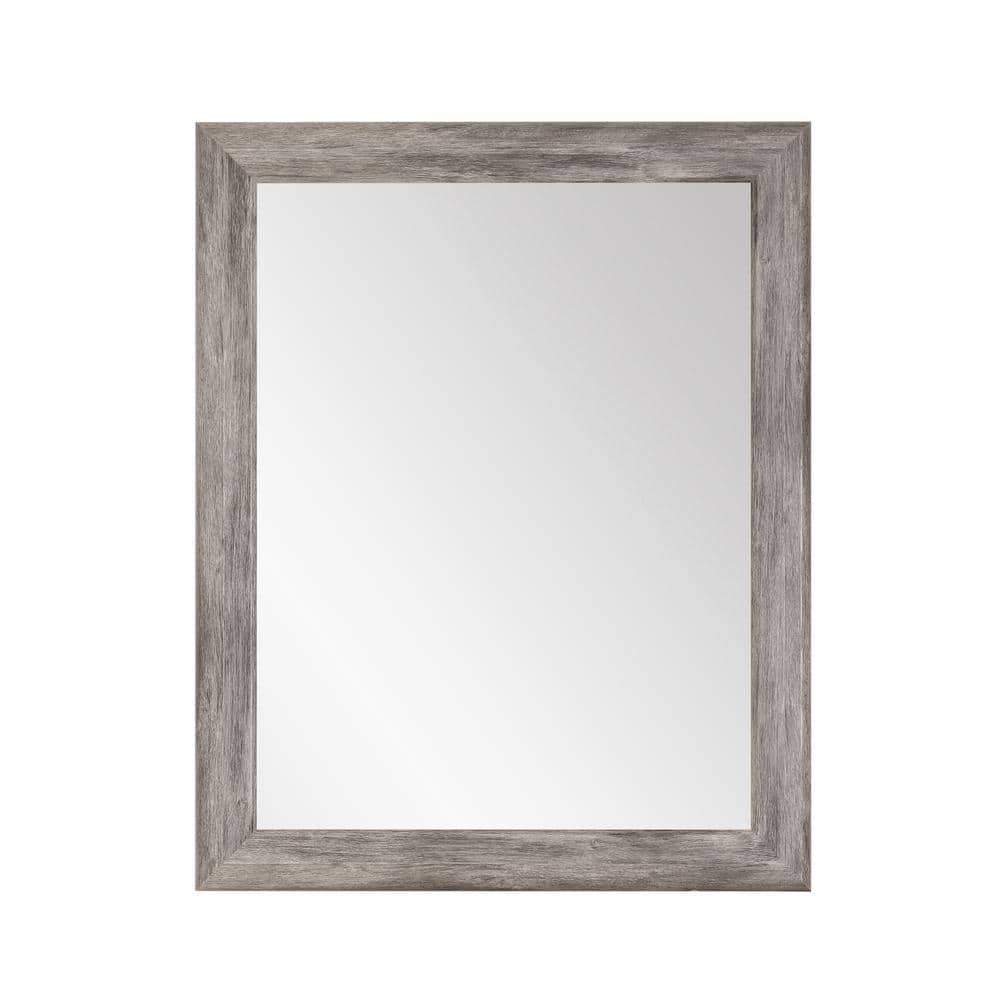 BrandtWorks Weathered Gray Wall Mirror BM035SQ - The Home Depot