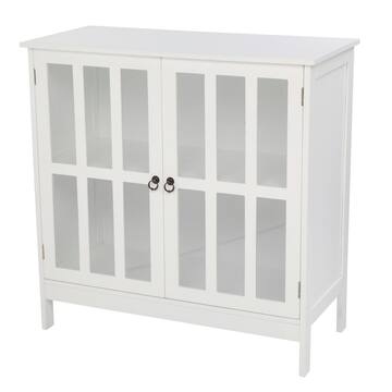 Winado MDF White Double Door Sideboard 303031706454