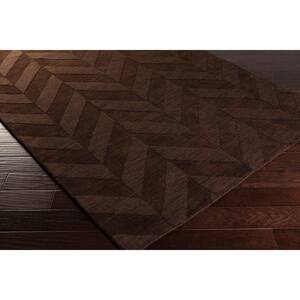 Central Park Carrie Chocolate 2 ft. x 8 ft. Indoor Runner Rug