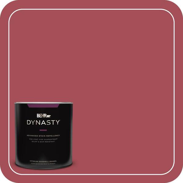 BEHR DYNASTY 1 qt. Home Decorators Collection #HDC-FL15-02 Cranberry Jam Eggshell Enamel Interior Stain-Blocking Paint & Primer