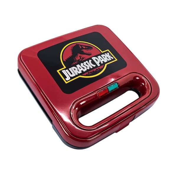 Uncanny Brands Jurassic Park Grilled Cheese/Panini Press, Opens 180º -  20624211
