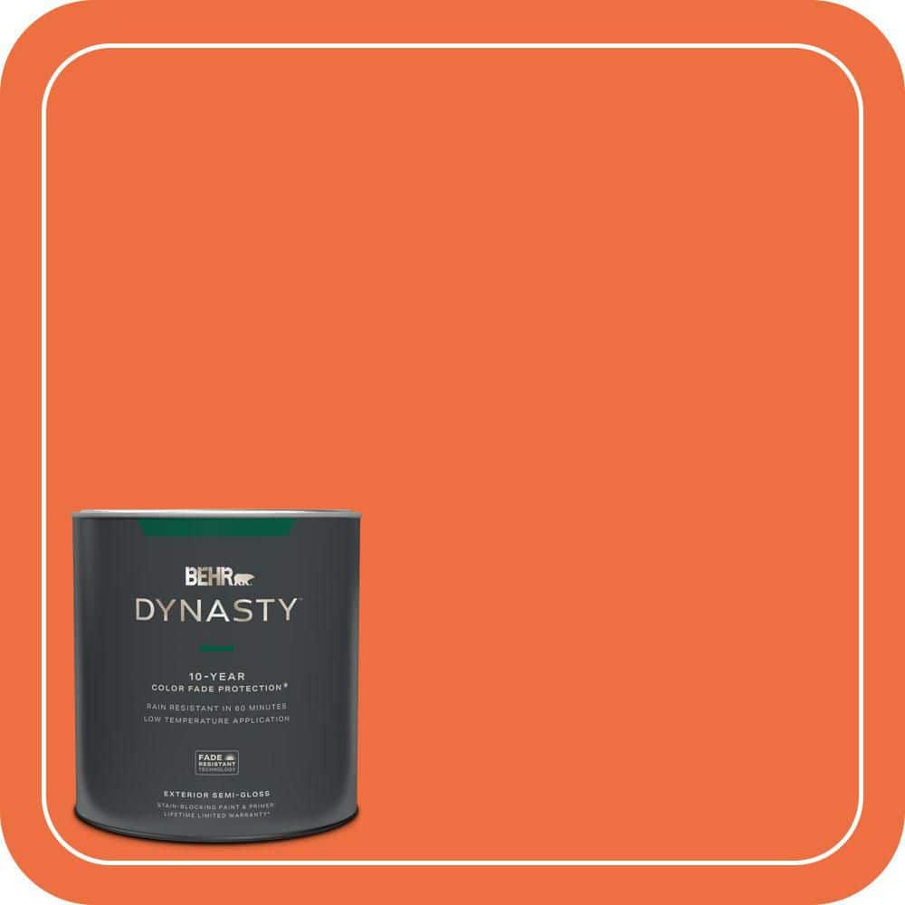1 qt. #210B-6 Aurora Orange Semi-Gloss Exterior Stain-Blocking Paint & Primer price history on PriceWatchPro