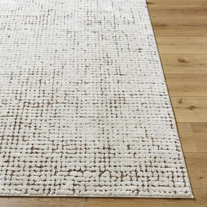 Our PNW Home Cascade Brown Modern 3 ft. x 7 ft. Indoor Area Rug