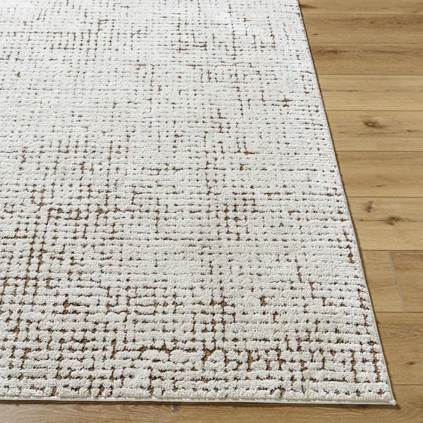 Cascade Beige/Gray Modern 9 ft. x 12 ft. Indoor Area Rug