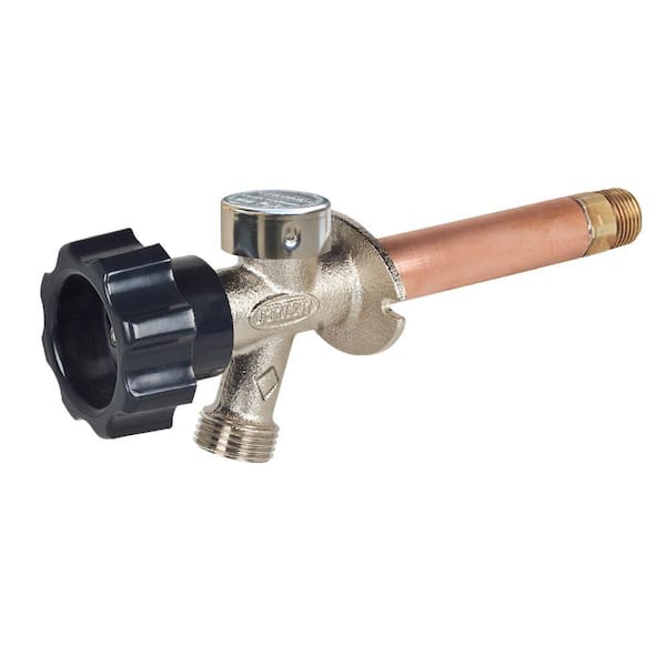 Prier Products 1/2 in. x 14 in. Brass MPT x SWT Half-Turn Frost Free Anti-Siphon Outdoor Faucet Sillcock