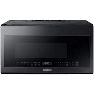 1.1 cu. ft. Smart SLIM Over-the-Range Microwave with 550 CFM Hood  Ventilation, Wi-Fi & Voice Control in Black Stainless Steel Microwaves -  ME11A7710DG/AA