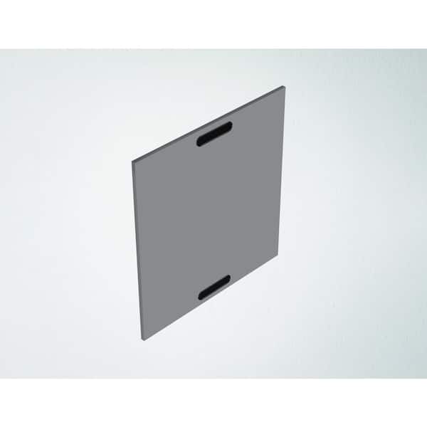 WeatherStrong Miami Lighthouse Gray High Density Polythylene 0.63 in. x 19.5 in. x 30 in. Outdoor Kitchen Cabinet Base End Panel