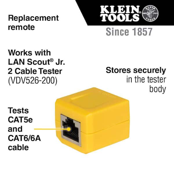 Klein Tools Lan Scout Jr. Cable Tester VDV526-200 - The Home Depot