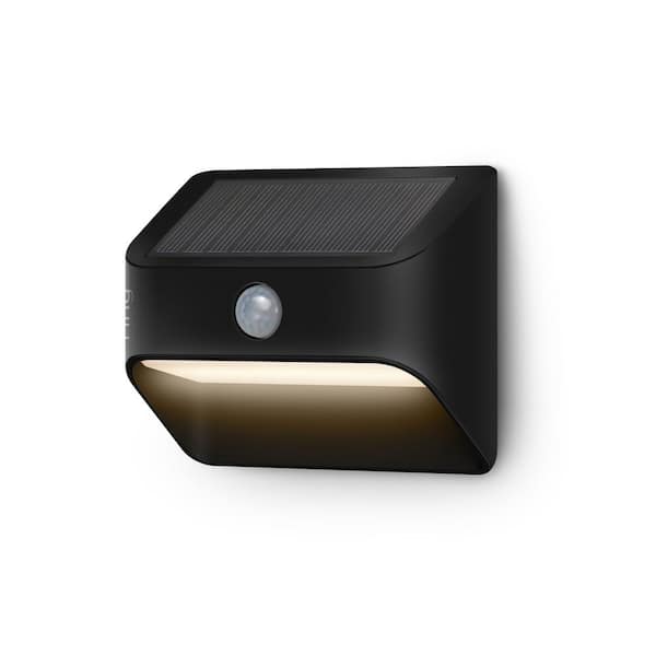 Ring Smart Lighting Solar Black Motion, Best Outdoor Motion Sensor Lights Home Depot