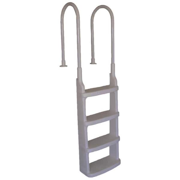 Main Access Easy Incline In-Pool Ladder with Mounting Flanges for 48 in. to 54 in. Pools