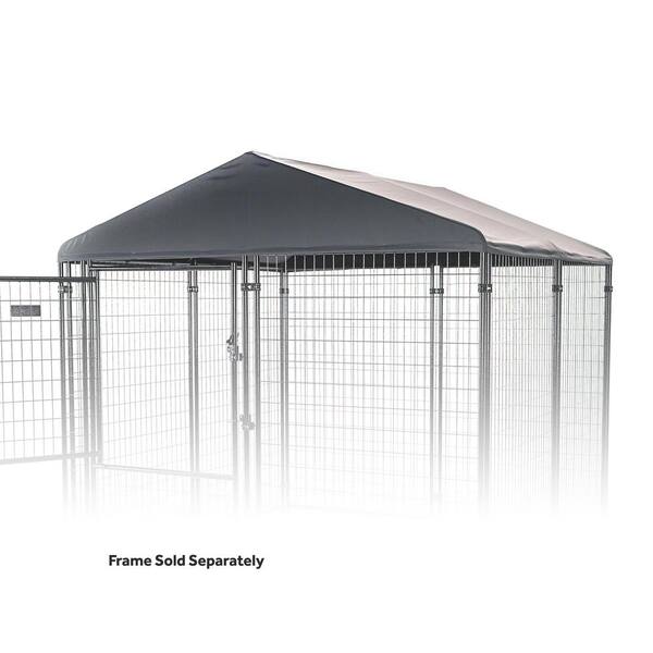 Retriever dog kennel sales roof