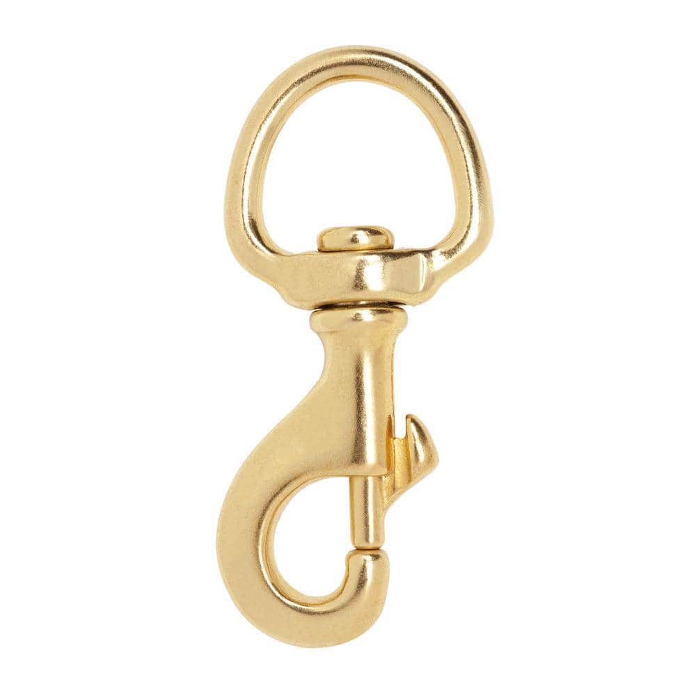 Solid Brass-LL 59 3/8 Gold Plate Swivel Snap