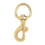 Everbilt 1-1/8 in. x 3-1/2 in. Solid Brass Swivel Bolt Snap 43194 - The ...