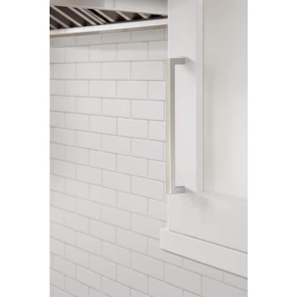 Monument 7-9/16 in. (192mm) Modern Satin Nickel Bar Cabinet Pull