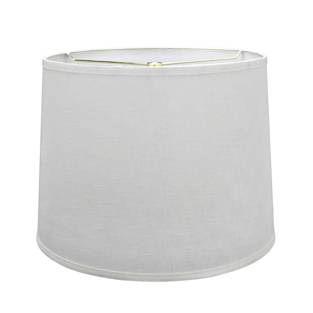 Off-White Linen Empire Lamp Shade, 16" x 12"