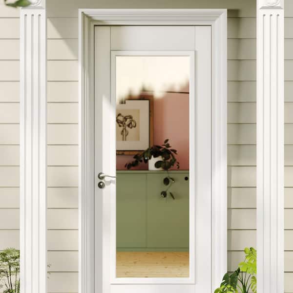 22in x 64in, 1-Lite Clear Tempered Glass Insert Kit Entry Door Glass Inserts Replacement