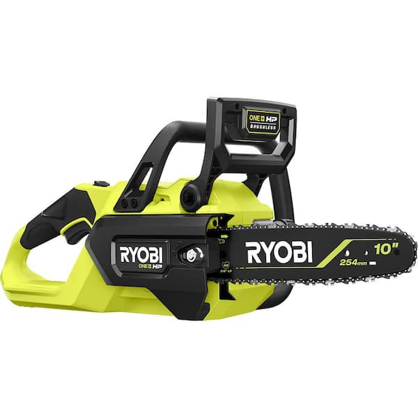 RYOBI ONE+ HP 18V Brushless 10 in. Cordless Battery Chainsaw (Tool