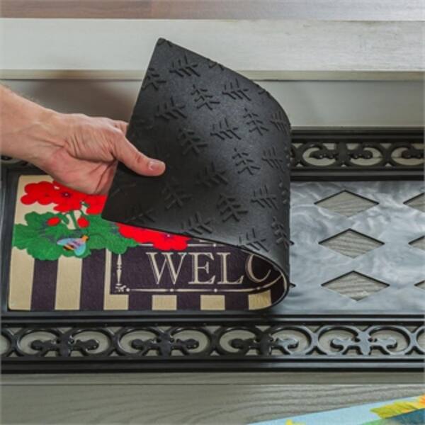 thumbnail image 2 of Evergreen Sassafras Let It Snow! Interchangeable Entrance Doormat | Indoor And Outdoor | 22-inches X 10-inches | Non-Slip Backing | All-Season | Low 2 of 11