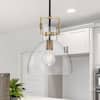 Edvivi Essence 10 in. 1-Light Contemporary Black and Antique