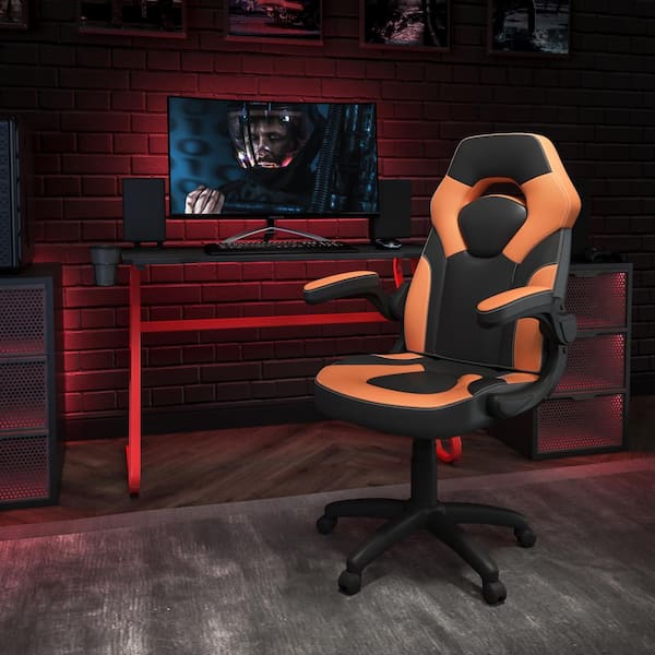 51.5 in. Red Gaming Desk and Chair Set