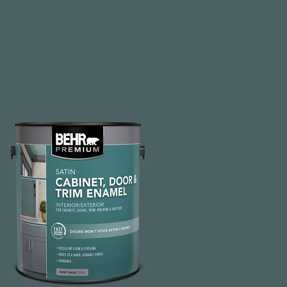 BEHR PREMIUM 1 gal. PPU1220 Underwater color Satin Enamel Interior