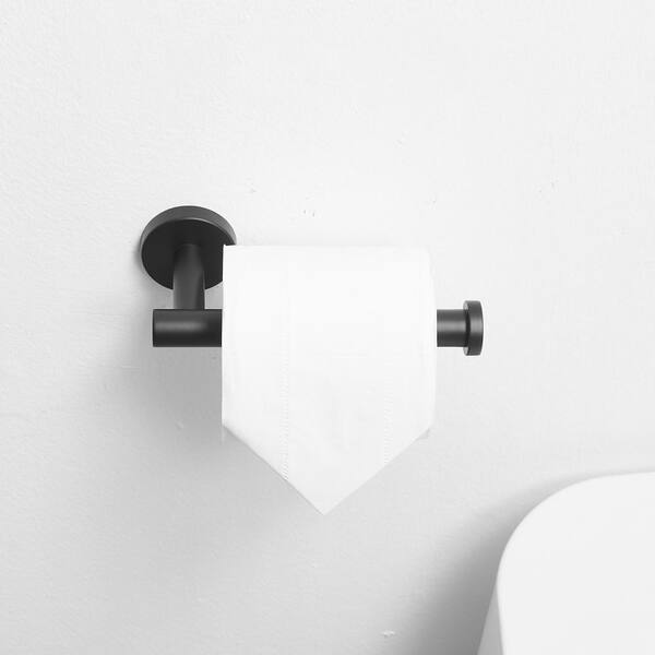 Matte Black Toilet Paper Holder Sus304 Stainless Steel, Modern