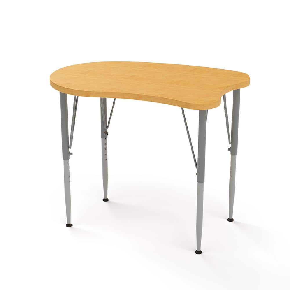 Versa Curve Desk Laminate Tall Size Height Adjustable Kids Table Classroom 