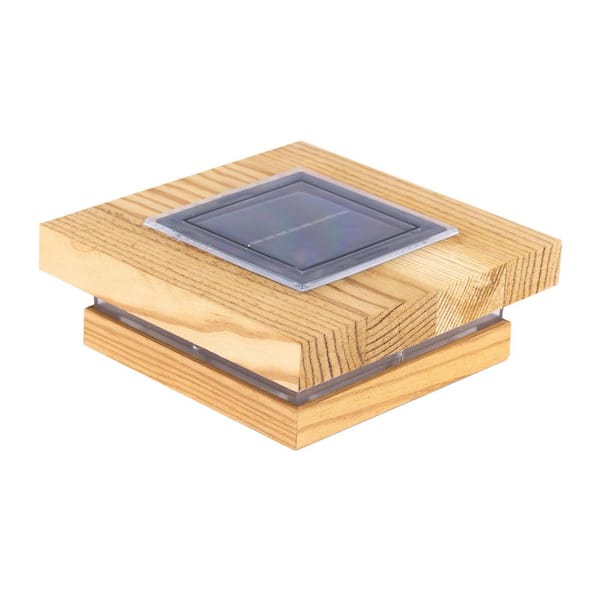 Nova 4 in. x 4 in. Pressure Treated Wood Pine Solar Post Cap (2-Pack)
