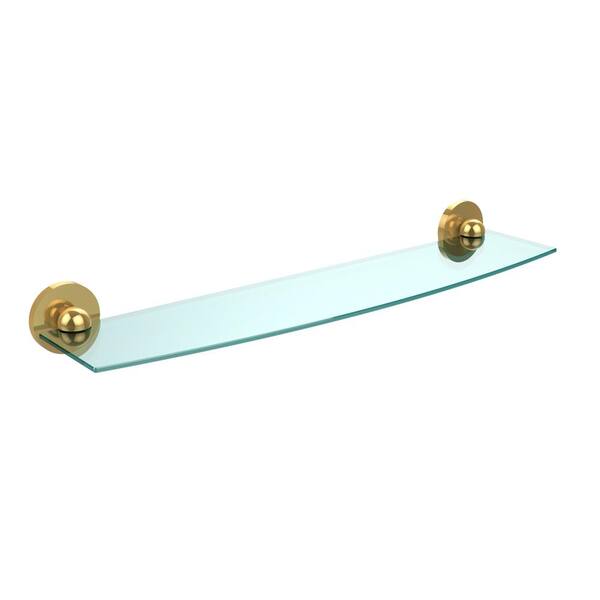 Allied Brass Skyline 24 in. L x 1-1/8 in. H x 5 in. W Clear Glass