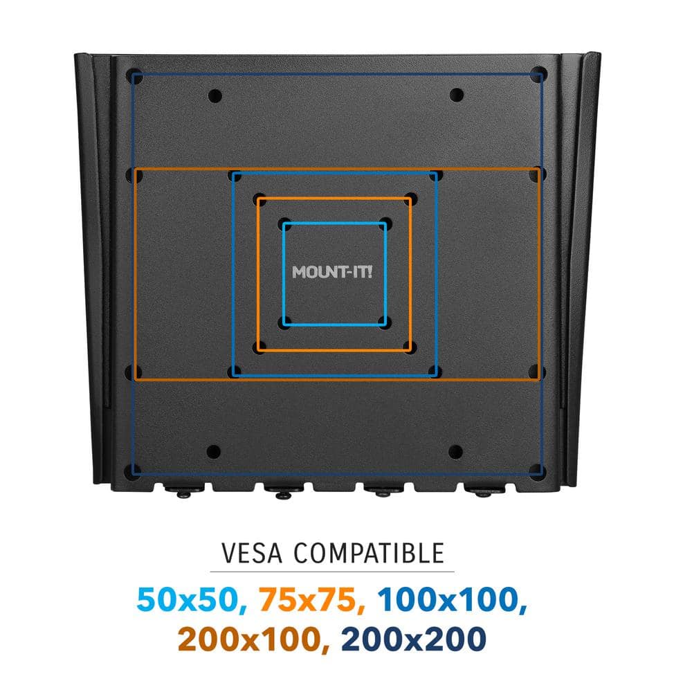 Heavy Gauge Steel Low Profile Fixed TV Wall Mount for 23"-42" Screens
