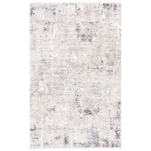 Dream Gray/Green 3 ft. x 4 ft. Abstract Area Rug