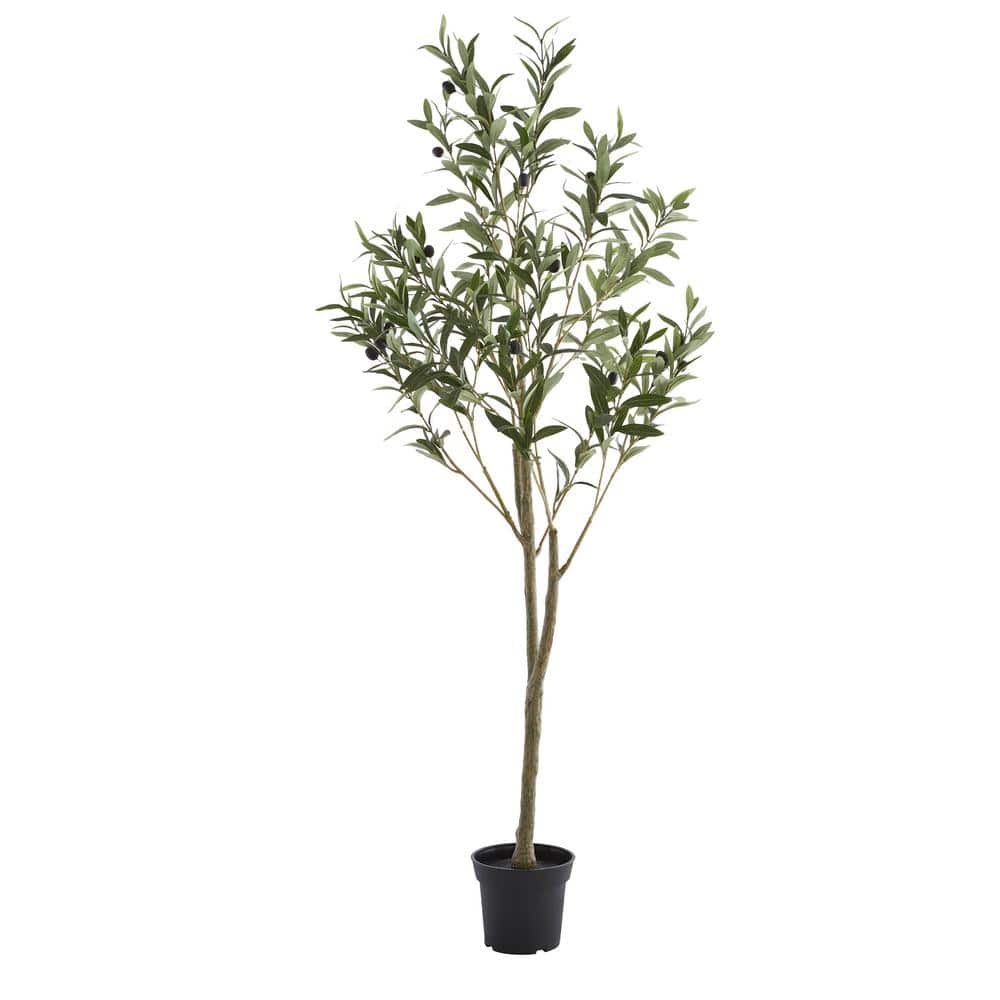 StyleWell 4.17 ft. Indoor Artificial Olive Tree 24133