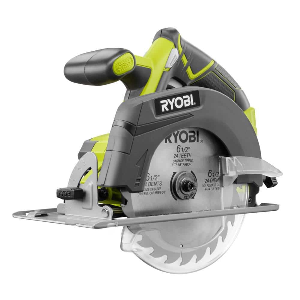 RYOBI ONE+ 18V Cordless 6-1/2 in. Circular Saw (Tool Only) P507 - The Home  Depot