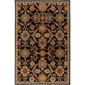 Middleton Victoria Black 5 ft. x 8 ft. Indoor Area Rug