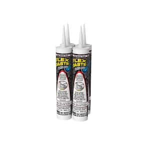 Flex Paste 9 fl. Oz. White All Purpose Strong Flexible Watertight Multipurpose Sealant (4-Pack)